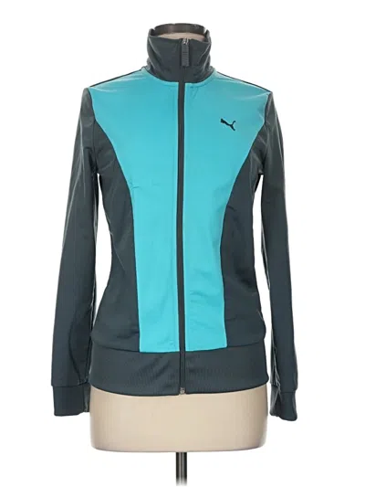 Pre-owned Puma Track Jacket In Teal