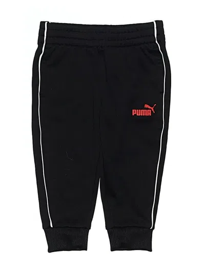 Pre-owned Puma Kids' Track Pants In Black