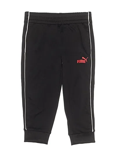 Pre-owned Puma Kids' Track Pants In Black