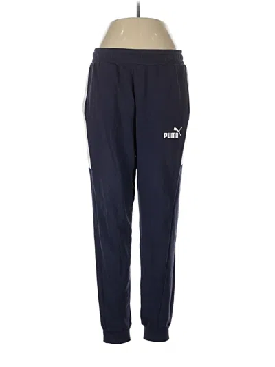 Pre-owned Puma Track Pants In Blue