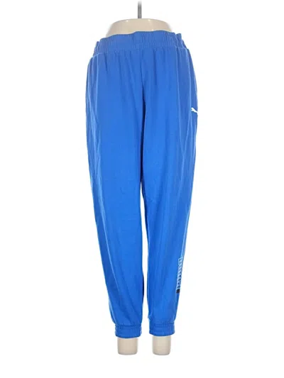 Pre-owned Puma Track Pants In Blue