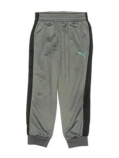 Pre-owned Puma Kids' Track Pants In Gray