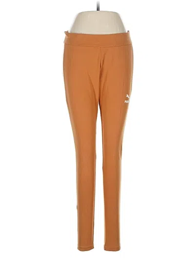 Pre-owned Puma Track Pants In Orange