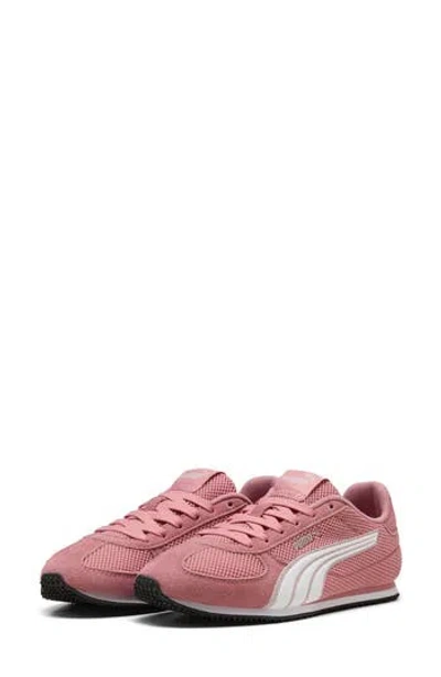 Puma Track Sneaker In Dusky Rosewood/ White/ Pink