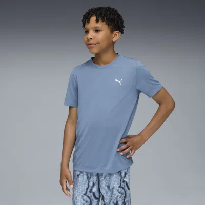 Puma Train All Day Essentials Big Kids' T-shirt In Blue