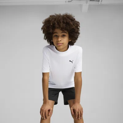 Puma Train All Day Essentials Big Kids' T-shirt In White
