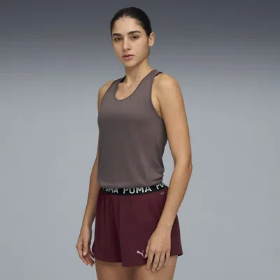Puma Train All Day Essentials Women's Training Racerback Tank Top In Brown
