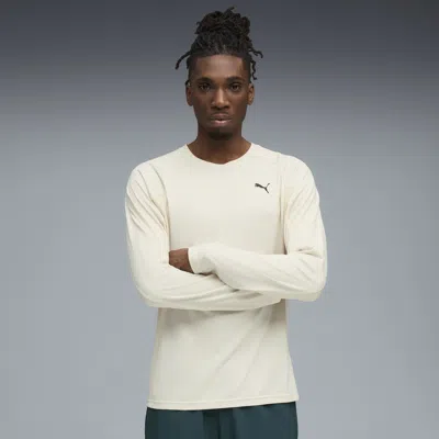 Puma Train All Day Tech Men's Long Sleeve Training T-shirt In White