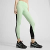 Puma Train All Day Women's 7/8ths Training Tights In Fresh Mint- Black