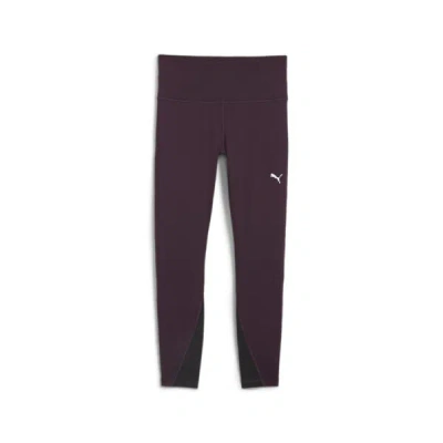 Puma Train All Day Women's 7/8ths Training Tights In Midnight Plum
