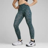 Puma Women's Essential Floral Vibes Printed Full-length Leggings In Cold Green-skin Aop