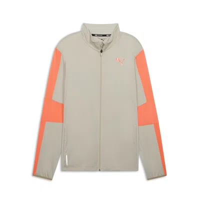 Puma Train Favorite Men's Zip-up Training Jacket In Green