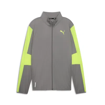 Puma Train Favorite Men's Zip-up Training Jacket In Gray