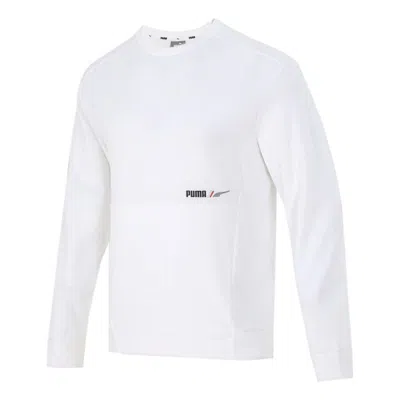 Puma Training Sports Breathable Round Neck Pullover White