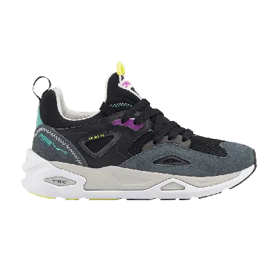 Pre-owned Puma Trc Blaze Big Kid 'black Dark Slate'
