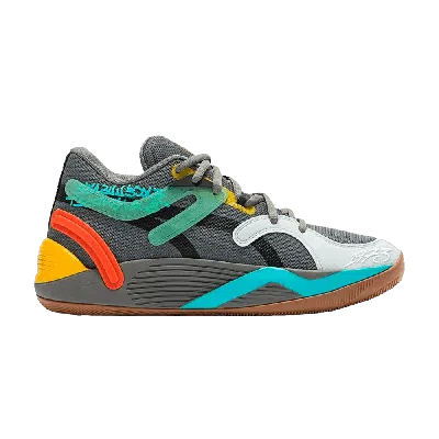 Pre-owned Puma Trc Blaze Court 'block Party - Cast Iron' In Grey