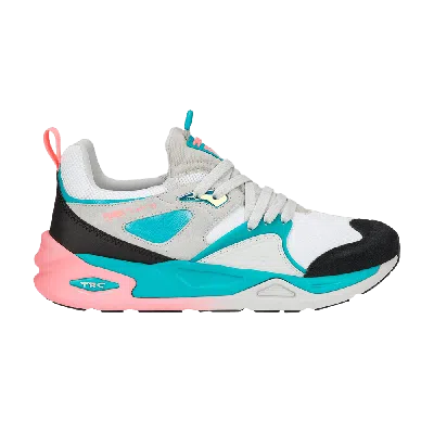 Pre-owned Puma Trc Blaze Shark 'white Aqua Pink'
