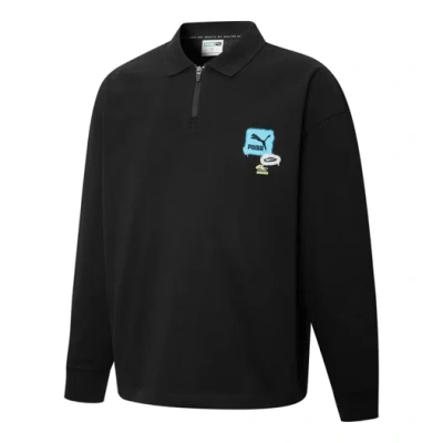Puma Trend Graphic Logo Sweatshirt 'black'