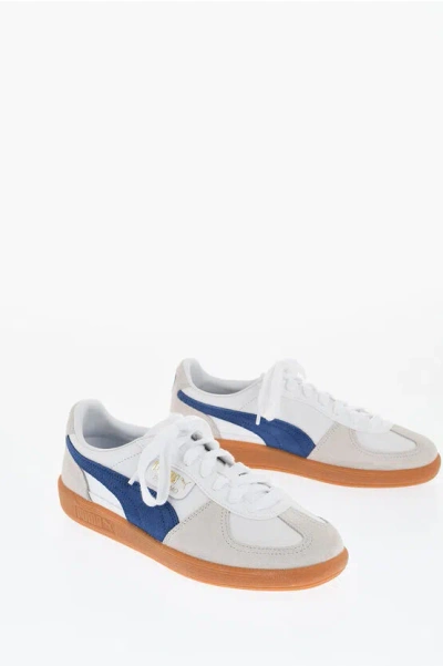 Puma Tricolor Leather And Suede Palermo Low-top Trainers