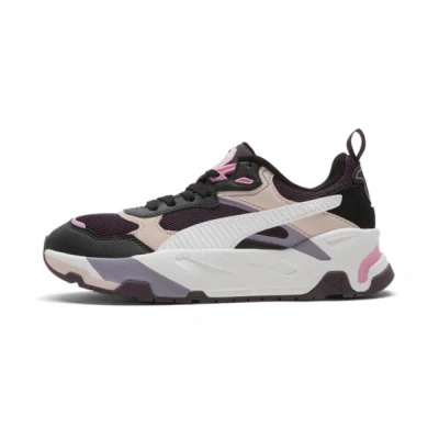 Puma Trinity Women's Sneakers In Midnight Plum- White- Black-mauve Mist