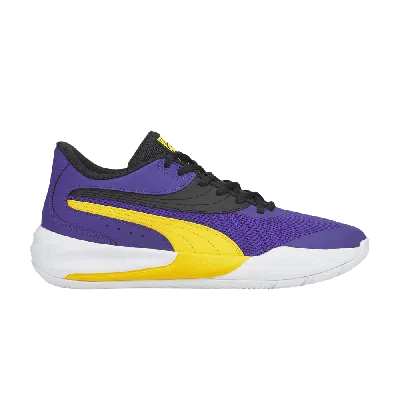 Pre-owned Puma Triple Basketball 'prism Violet Spectra Yellow' In Purple