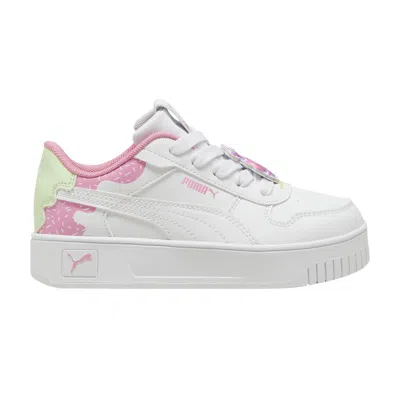 Pre-owned Puma Trolls X Carina Street Little Kid 'queen Poppy' | White | Kid's Size 3.5