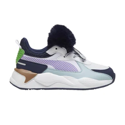 Pre-owned Puma Trolls X Rs-x Little Kid 'branch' | White | Kid's Size 2