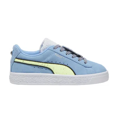 Pre-owned Puma Trolls X Suede Little Kid 'tiny Diamond' | Blue | Kid's Size 11