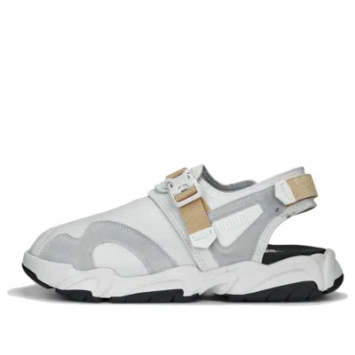 Puma Ts-01 Retro Sandals 'feather Grey' In Multi
