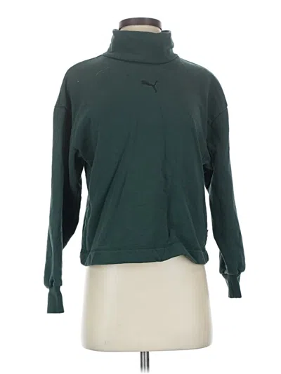 Pre-owned Puma Turtleneck Sweater In Teal