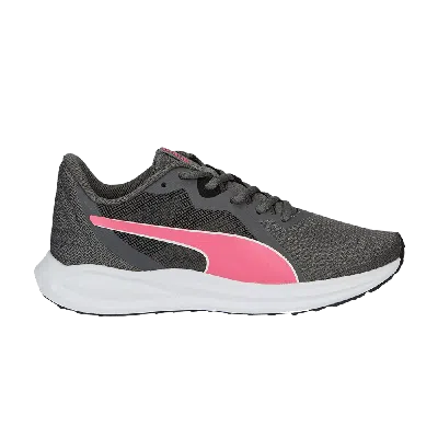 Pre-owned Puma Twitch Runner Big Kid 'castlerock Sunset Pink' In Grey