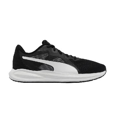 Pre-owned Puma Twitch Runner 'black Asphalt'
