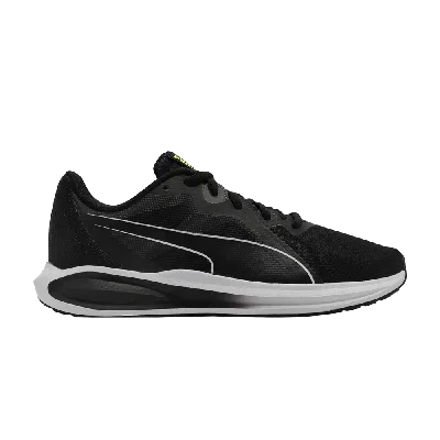 Pre-owned Puma Twitch Runner Jr 'black White'