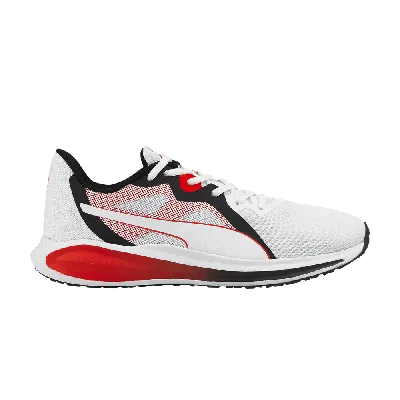 Pre-owned Puma Twitch Runner 'white High Risk Red'