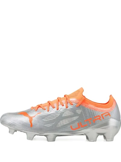 Puma Ultra 1.4 "diamond Silver/neon Citrus" Sneakers In Gray