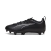 Puma Ultra 5 Play Firm Ground/artificial Ground Kids' Soccer Cleats Shoes In Black- White