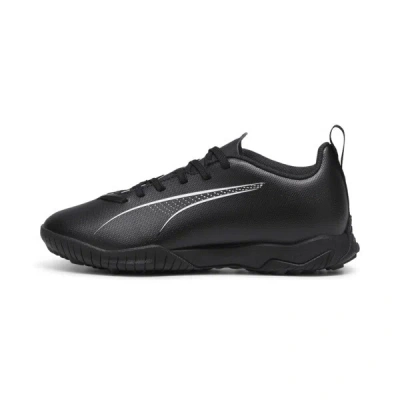 Puma Ultra 5 Play Turf Trainer Kids' Soccer Cleats Shoes In Black
