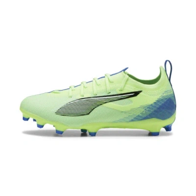 Puma Ultra 5 Pro Firm Ground/artificial Ground Big Kids' Soccer Cleats Shoes In Fizzy Apple- White-bluemazing