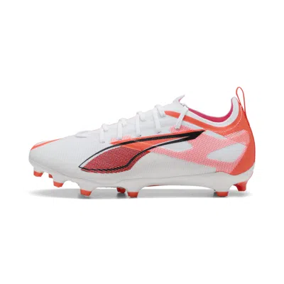 Puma Ultra 5 Pro Firm Ground/artificial Ground Big Kids' Soccer Cleats Shoes In White