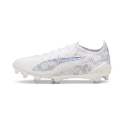 Puma Ultra 5 Ultimate Brilliance Firm Ground Women's Soccer Cleats Shoes In White- Black-spring Lavender