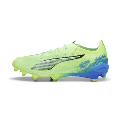 Puma Ultra 5 Ultimate Firm Ground Men's Soccer Cleats Shoes In Fizzy Apple- White-bluemazing