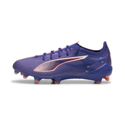 Puma Ultra 5 Ultimate Firm Ground Men's Soccer Cleats Shoes In Lapis Lazuli- White-sunset Glow
