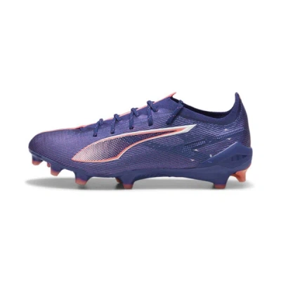 Puma Ultra 5 Ultimate Firm Ground Women's Soccer Cleats Shoes In Lapis Lazuli- White-sunset Glow