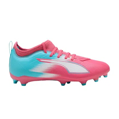 Pre-owned Puma Ultra Match 6 Fg Ag Big Kid 'recharge Pack' | Pink | Kid's Size 5.5