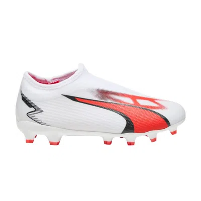 Pre-owned Puma Ultra Match Laceless Fg Ag Jr 'breakthrough Pack' | White | Kid's Size 4.5