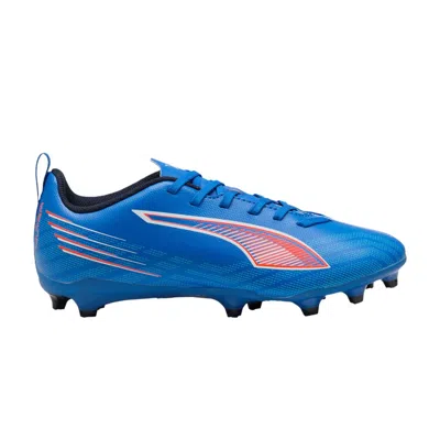 Pre-owned Puma Ultra Play 6 Fg Ag Big Kid 'untamed Pack' | Blue | Kid's Size 1.5
