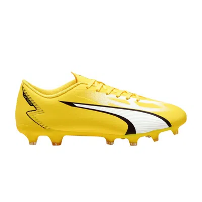 Pre-owned Puma Ultra Play Fg Ag 'voltage Pack' In Yellow