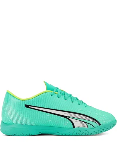 Puma Ultra Play It Indoor "peppermint/white" Soccer Cleats In Blue