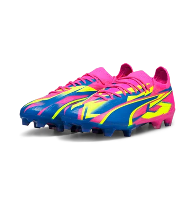 Pre-owned Puma Ultra Ultimate Energy Fg/ag Low Energy Pack Soccer Cleats Men's Size In Pink