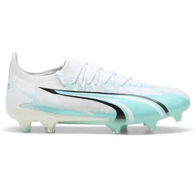 Pre-owned Puma Ultra Ultimate Rush Firm Groundartificial Ground Soccer Cleats Womens Size In White